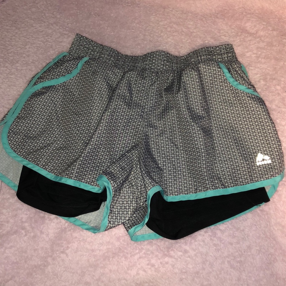 Patterned Athletic Shorts